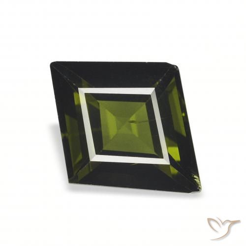 1.53ct Naturel Vert foncé Tourmaline, Fantaisie, VS