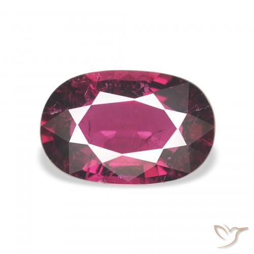 2.04ct Naturel Medium Dark-Purple Tourmaline, ovale, VS-SI