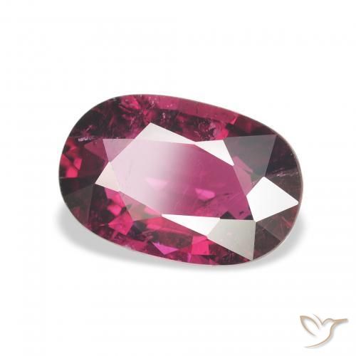 Tourmaline Medium Dark-Purple naturelle ovale, 2.04 ct, VS-SI