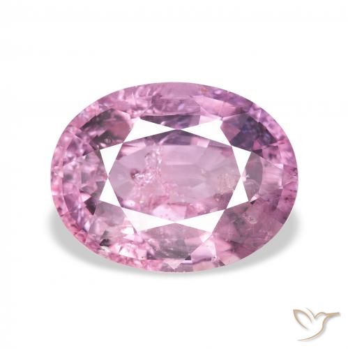 3.25ct Naturel Rose très clair Tourmaline, ovale, VS-SI