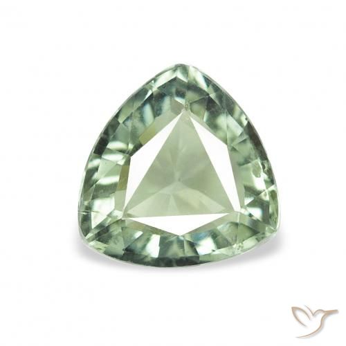 0.98ct Naturel Vert mousseux Tourmaline, Trillion, VVS