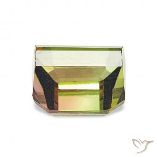Tourmaline Forêt verte naturelle Octogone / coupe Émeraude, 2.17 ct, VVS-VS