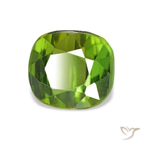 Tourmaline Vert éclatant naturelle Coussin, 1.98 ct, VVS-VS