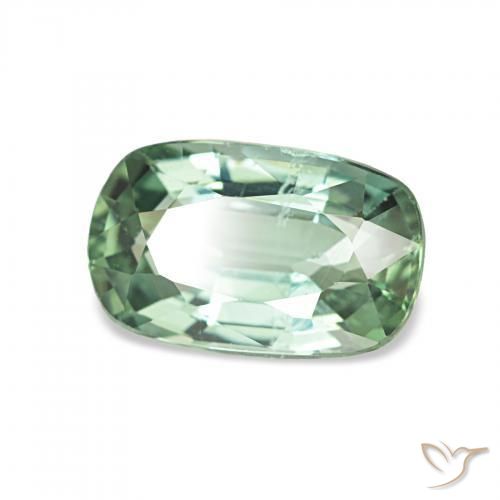 Tourmaline Menthe verte naturelle Octogone / coupe Émeraude, 1.42 ct, VS