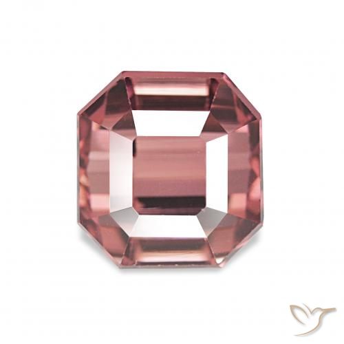 Tourmaline Rose rose profond naturelle Octogone / coupe Émeraude, 3.49 ct, VVS-VS