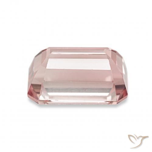 Tourmaline Rose clair naturelle Octogone / coupe Émeraude, 2.41 ct, VVS-VS