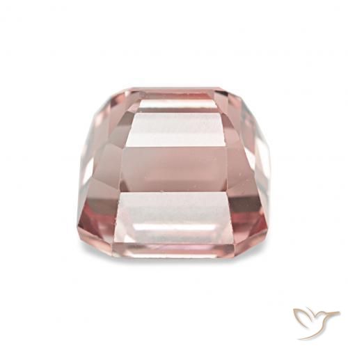 Tourmaline Rose terreux naturelle Octogone / coupe Émeraude, 2.29 ct, VVS