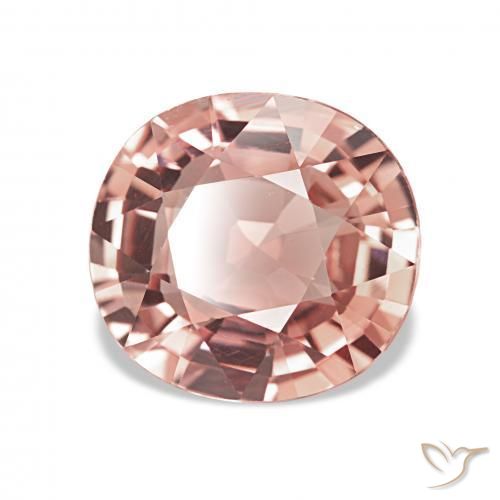Tourmaline Orange rose naturelle Coussin, 2.71 ct, VVS