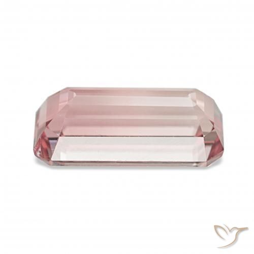 Tourmaline Medium Light-Pink naturelle Octogone / coupe Émeraude, 3.74 ct, VS