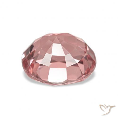 Tourmaline Rouge coccinelle naturelle ovale, 1.84 ct, VS