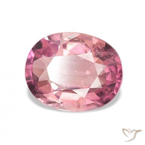 Tourmaline Rose vif naturelle ovale, 2.30 ct, VS