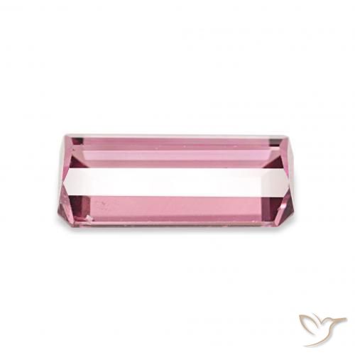 Tourmaline Rose clair naturelle Octogone / coupe Émeraude, 1.42 ct, VS