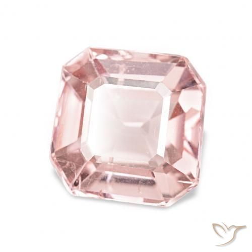Tourmaline Rose bubblegum léger naturelle Octogone / coupe Émeraude, 2.04 ct, VS