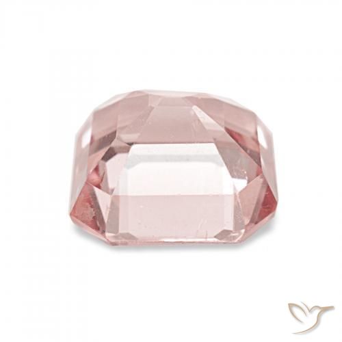 Tourmaline Rose bubblegum léger naturelle Octogone / coupe Émeraude, 2.04 ct, VS