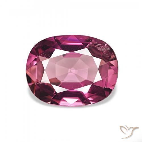 2.04ct Rouge framboises Tourmaline Pierres précieuses, Coussin, VVS-VS