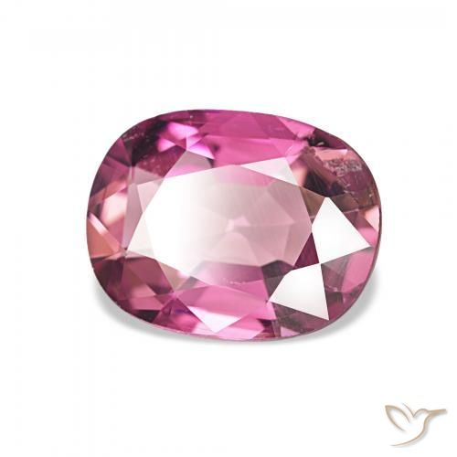 Tourmaline Rouge framboises naturelle Coussin, 2.04 ct, VVS-VS