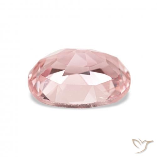 Tourmaline Rose terreux naturelle ovale, 2.04 ct, VVS-VS