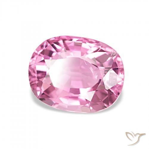 Tourmaline Rose naturelle Coussin, 1.56 ct, VS