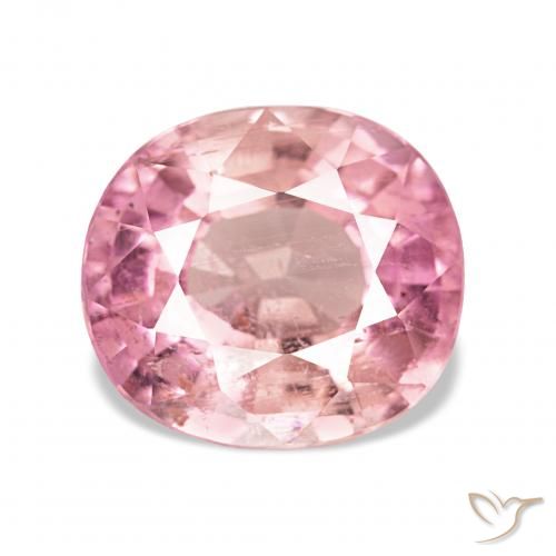 2.96ct Orange rose Tourmaline, ovale, VS