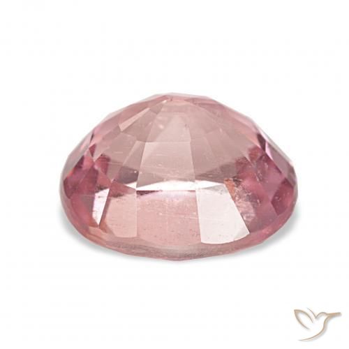 Tourmaline Orange rose naturelle ovale, 2.96 ct, VS
