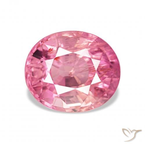 2.73ct Rose bubblegum Tourmaline, ovale, VS