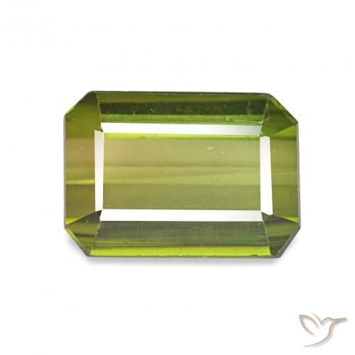 2.64ct Vert clair Tourmaline, Taille émeraude, VVS-VS
