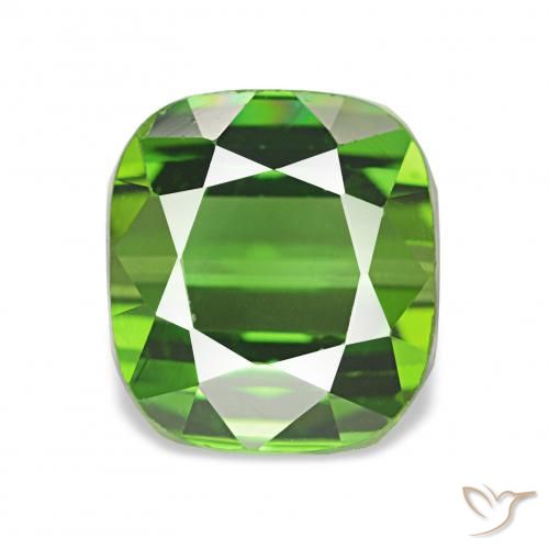 2.31ct Vert foncé Tourmaline, Coussin, VVS