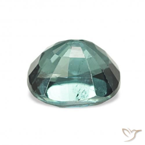 Tourmaline Vert bleu foncé naturelle Coussin, 1.87 ct, VS