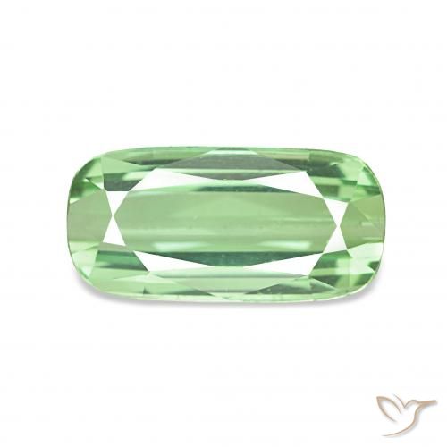 2.21ct Vert clair Tourmaline, Coussin, VS