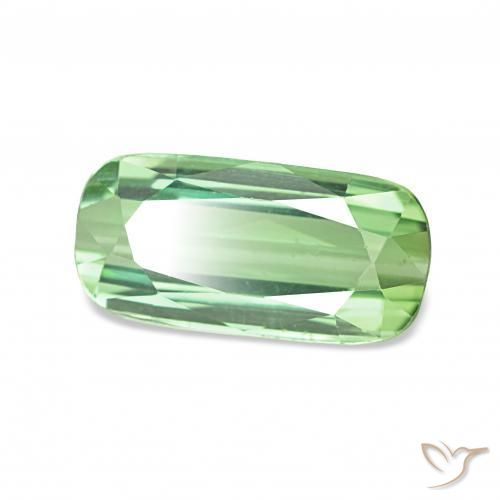 Tourmaline Vert clair naturelle Coussin, 2.21 ct, VS