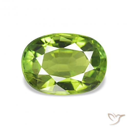 1.91ct Vert éclatant Tourmaline, Coussin, VS