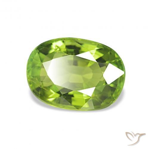 Tourmaline Vert éclatant naturelle Coussin, 1.91 ct, VS