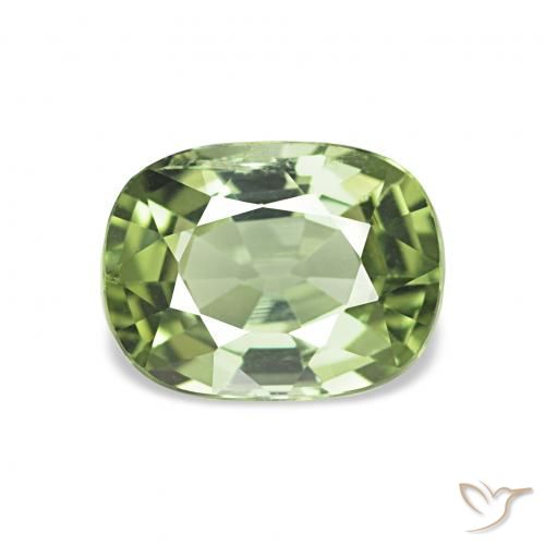 1.31ct Forêt verte Tourmaline, Coussin, VS