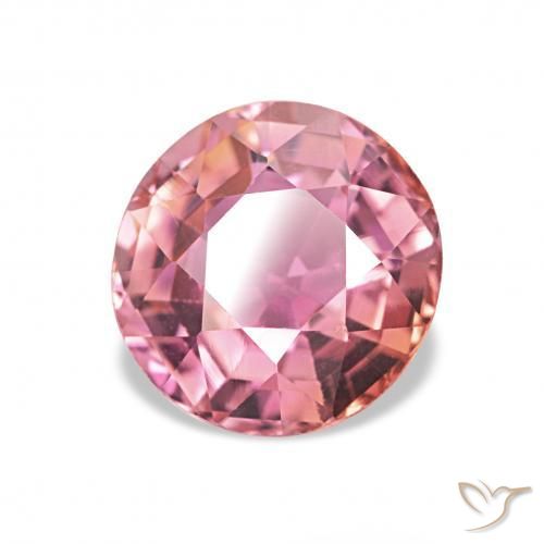 Tourmaline Ton rose chaud naturelle ovale, 1.50 ct, VVS-VS