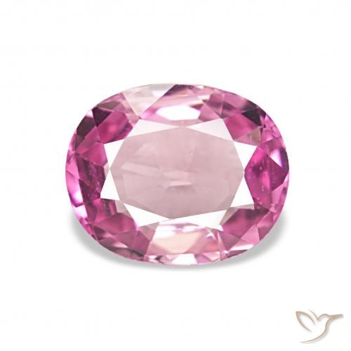 1.12ct Rose intense Tourmaline Pierres précieuses, ovale, VVS