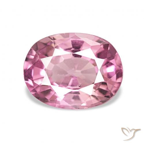 1.40ct Rose bubblegum Tourmaline Pierres précieuses, ovale, VVS