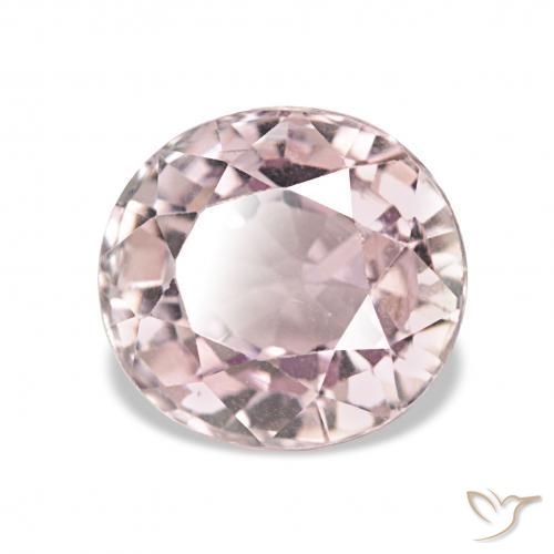 Tourmaline Rose corail léger naturelle ovale, 2.12 ct, VVS