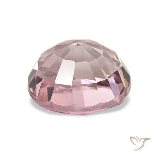 Tourmaline Rose corail léger naturelle ovale, 2.12 ct, VVS