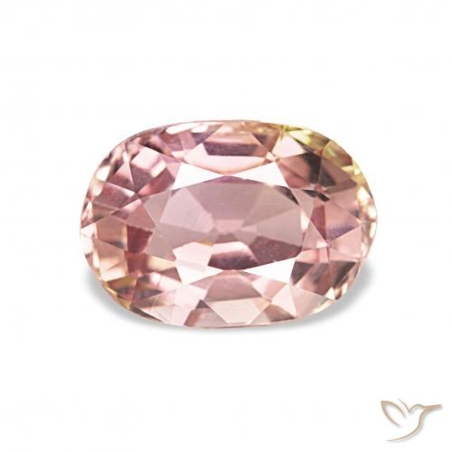 1.23ct Naturel Rose léger Tourmaline, ovale, VS, Photo A