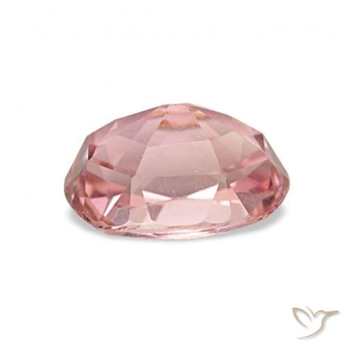 Tourmaline Rose léger naturelle ovale, 1.23 ct, VS