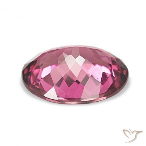 Tourmaline Pourpre intense naturelle ovale, 2.01 ct, VVS-VS