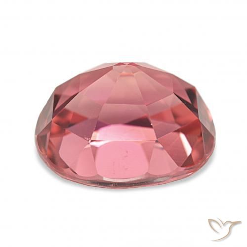 Tourmaline Rose foncé naturelle Coussin, 6.31 ct, VVS