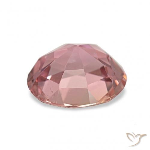 Tourmaline Rose clair naturelle ovale, 1.36 ct, VVS-VS