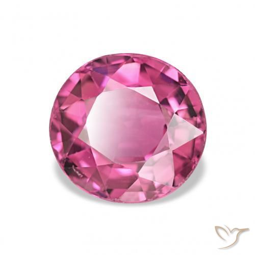 Tourmaline Medium Dark-Pink naturelle Coupe ovale, 1.19 ct, VVS-VS