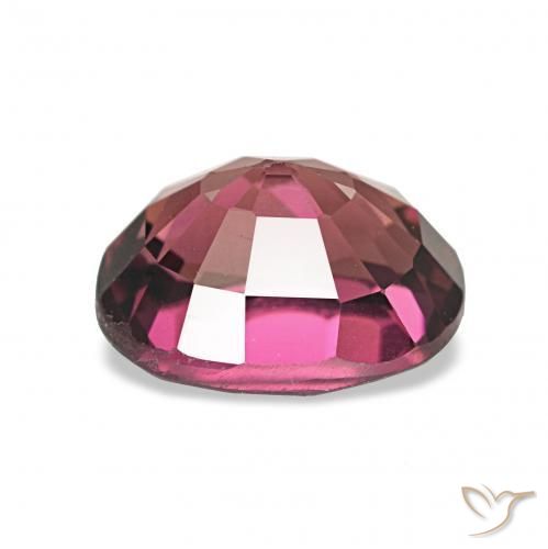 Tourmaline Rouge moyen naturelle Coupe ovale, 1.44 ct, VVS-VS