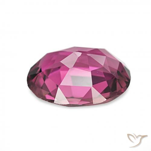 Tourmaline Pourpre moyen naturelle ovale, 1.95 ct, VVS