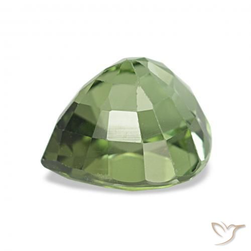 Tourmaline Vert chaud naturelle En forme de poire, 1.82 ct, VVS-VS