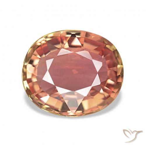 1.60ct Multicolore Tourmaline, ovale, VVS