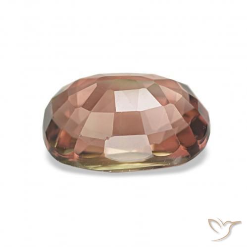 Tourmaline Multicolore naturelle Coupe coussin, 1.62 ct, VVS-VS
