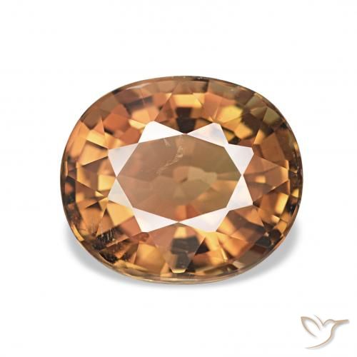1.62ct Orange moyen Tourmaline, ovale, VS